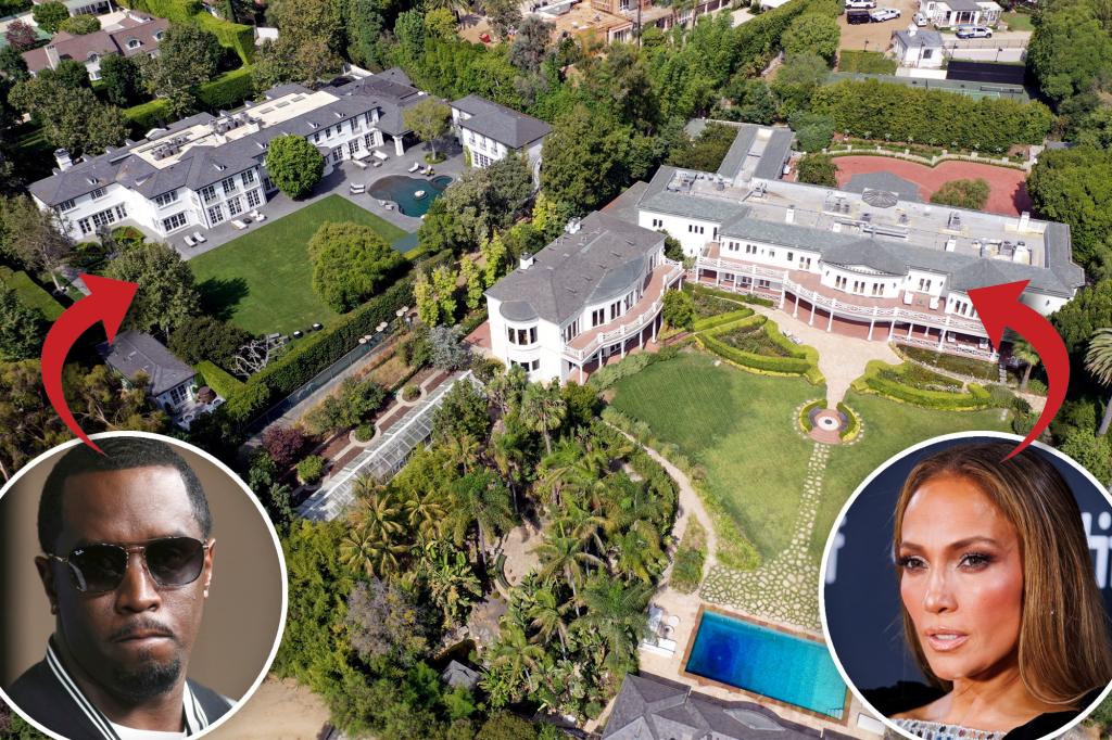 J.Lo is looking to buy a mansion near her ex-boyfriend Diddy following her split from Ben Affleck